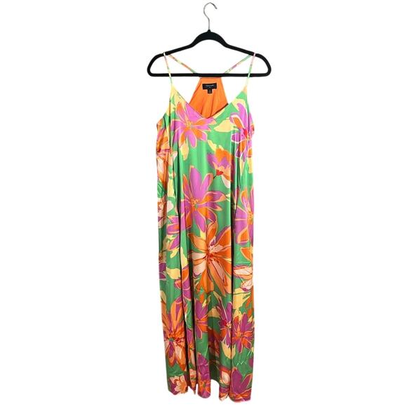 Tahari ASL Floral Maxi Dress Size Small‎ - Picture 1 of 9